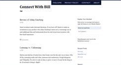 Desktop Screenshot of connectwithbill.com